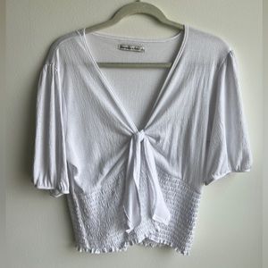 Abercrombie white top